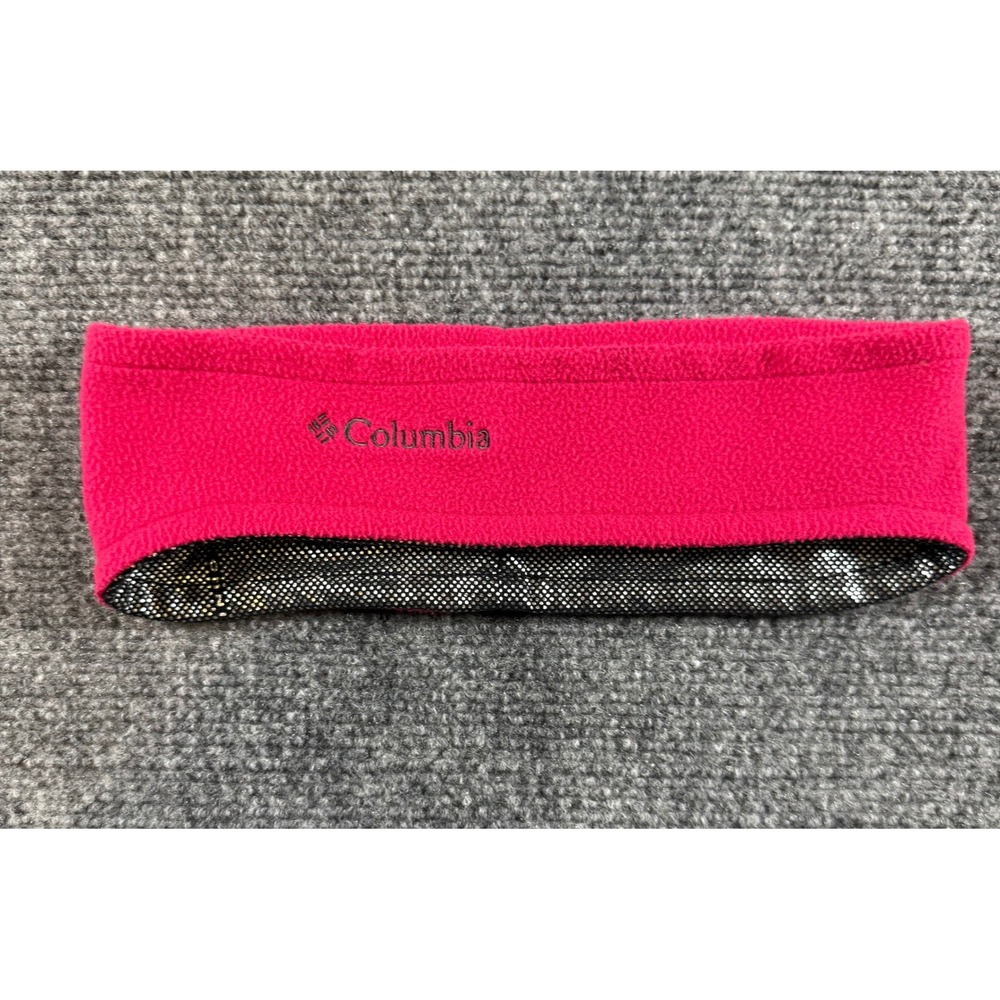 Columbia Omni-Heat Fleece Headband Pink Ear Warmer Winter L/XL Omni-Shield